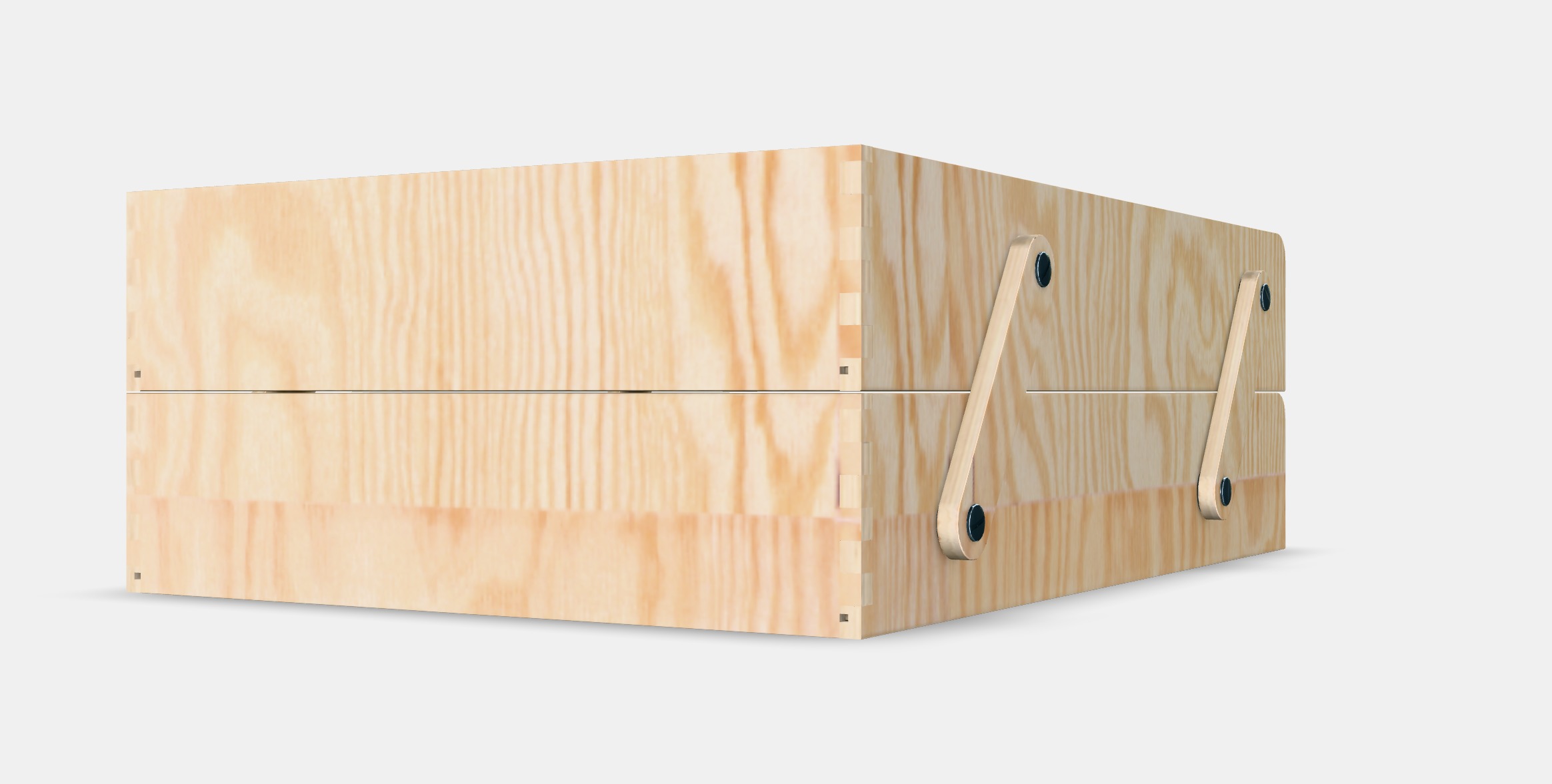 KLAMMEMACKA Letter tray Low-poly 3D model_10