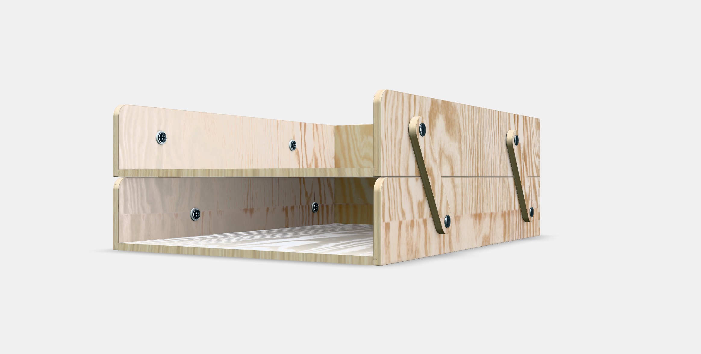 KLAMMEMACKA Letter tray Low-poly 3D model_14