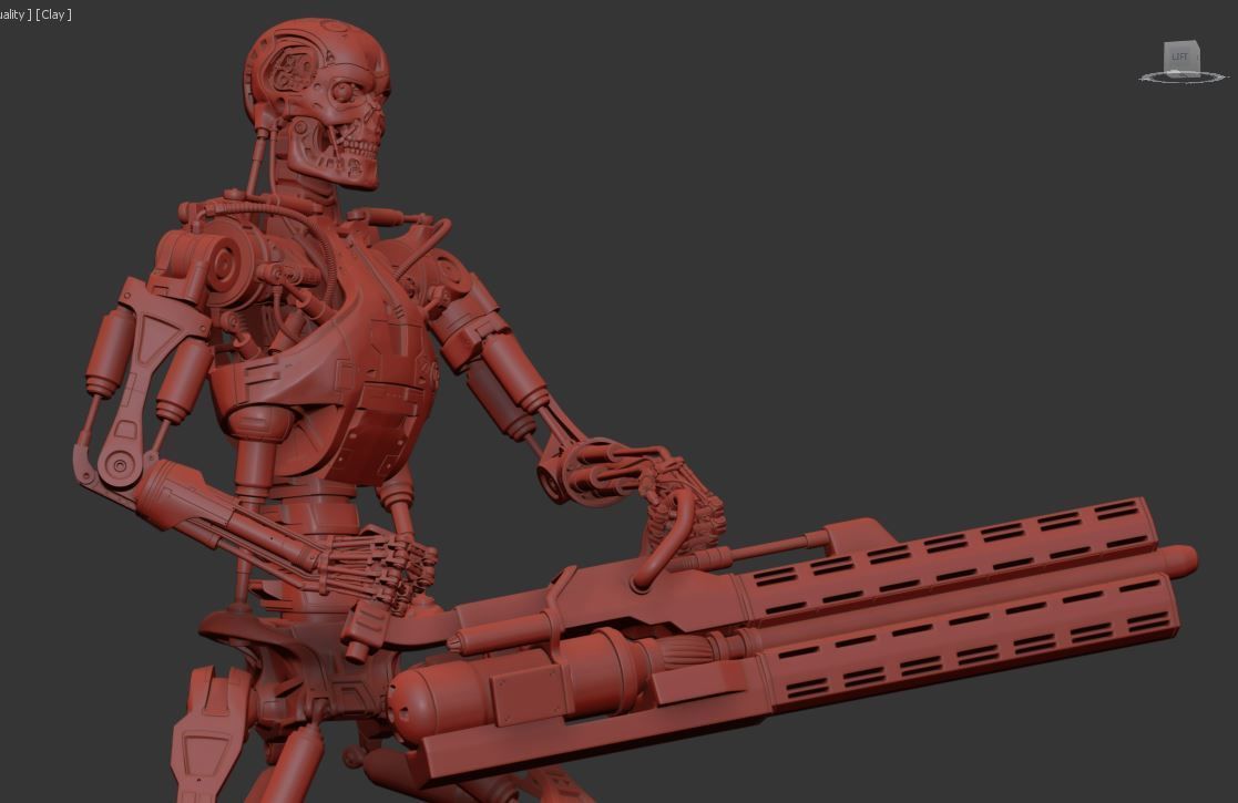 THE TERMINATOR T-800 V2 3D print model_9