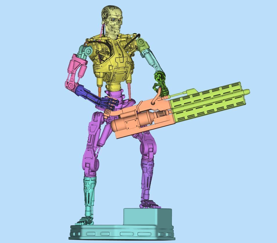 THE TERMINATOR T-800 V2 3D print model_7