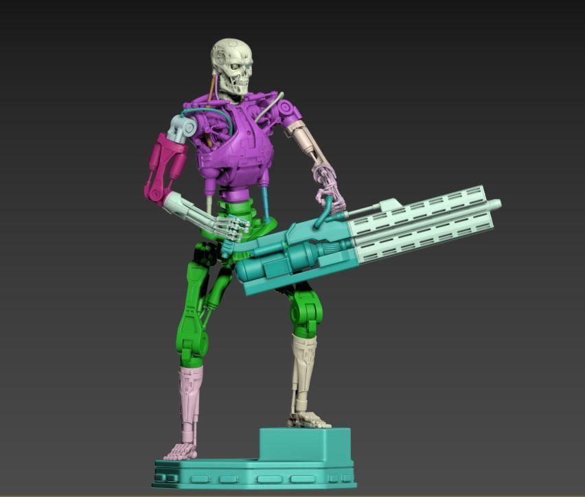 THE TERMINATOR T-800 V2 3D print model_5