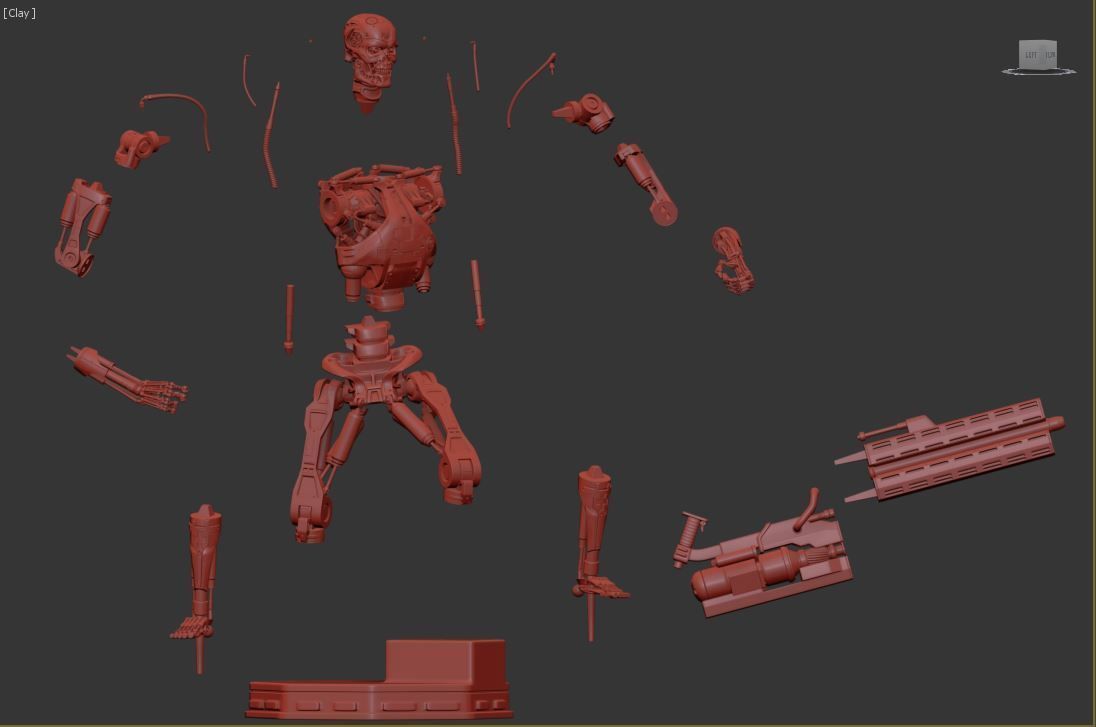 THE TERMINATOR T-800 V2 3D print model_3