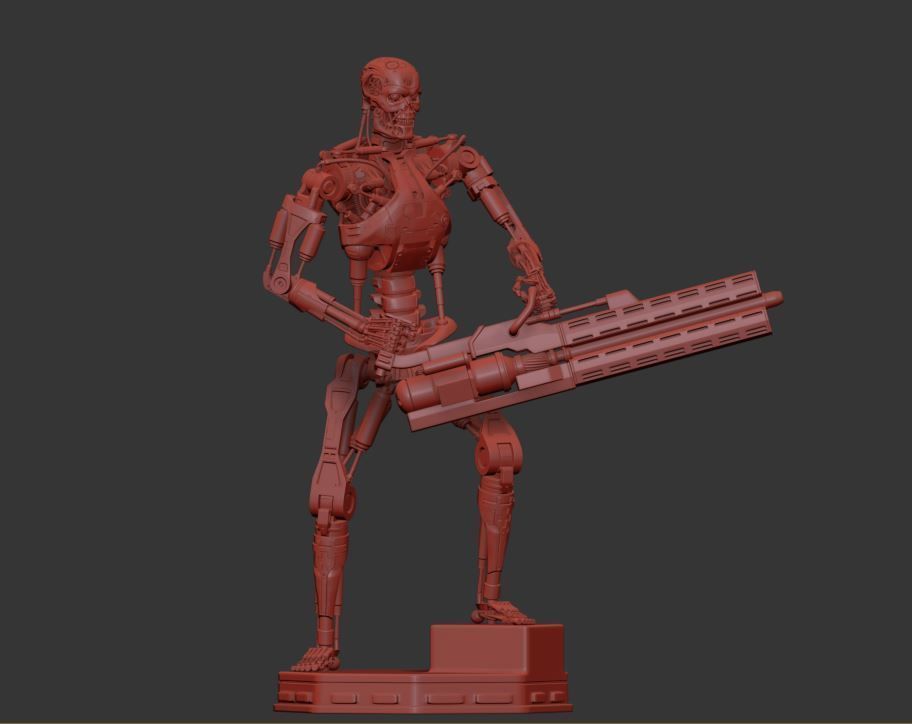 THE TERMINATOR T-800 V2 3D print model_2