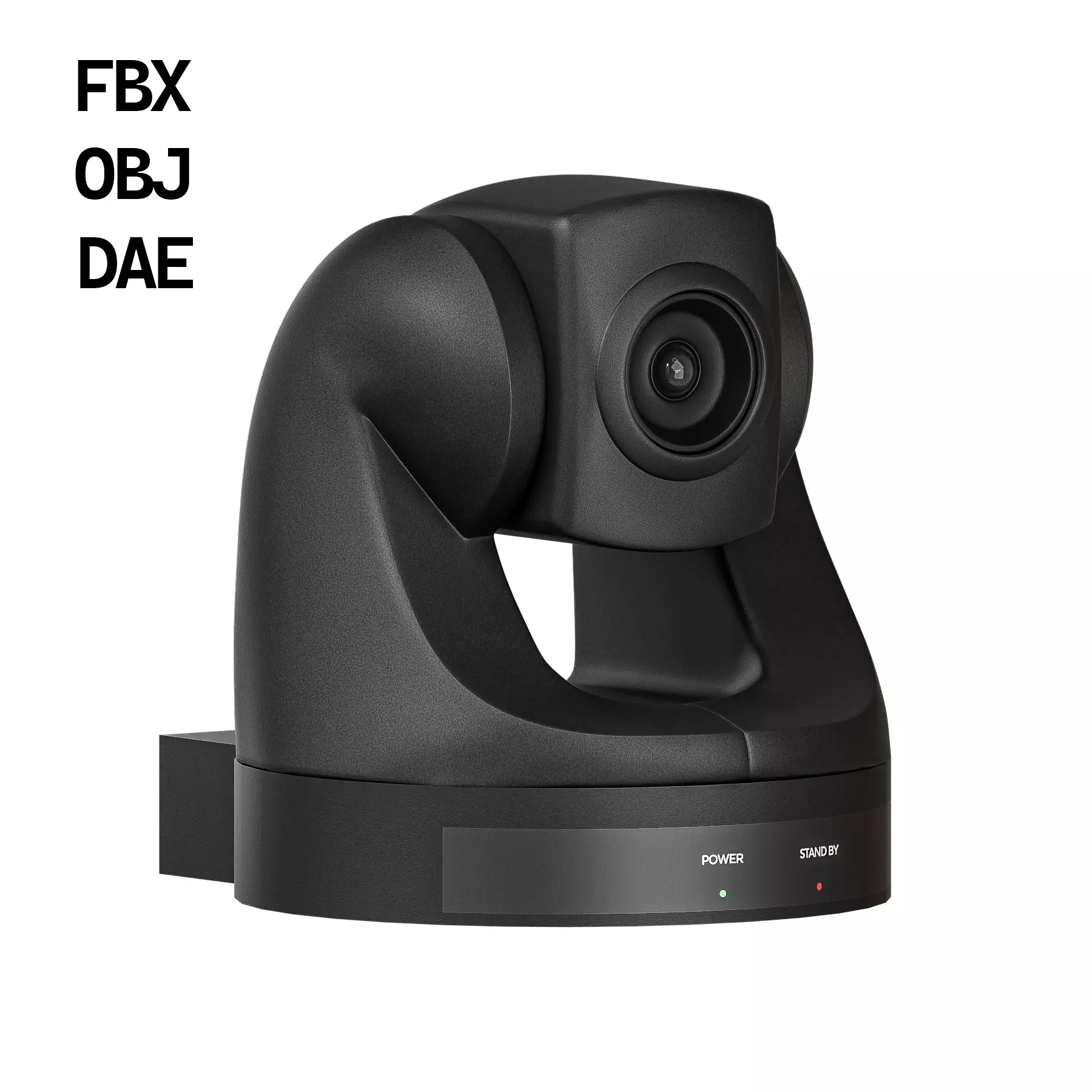 4k web camera technology 3D model_0