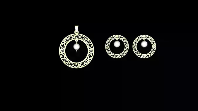 pendants and earrings