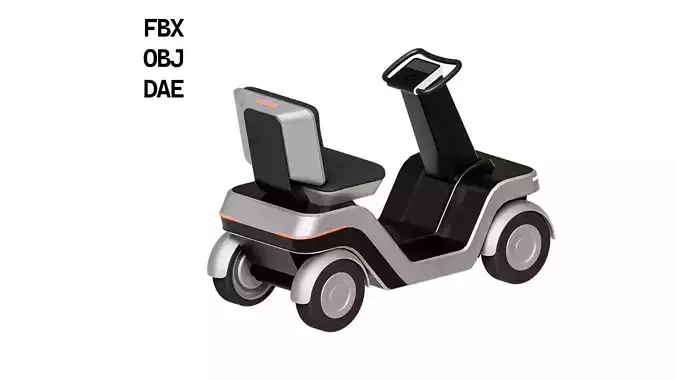 Urban Glide - The Future of Personal Mobility Low-poly 3D model Urban Glide - The Future of Personal Mobility Low-poly 3D model