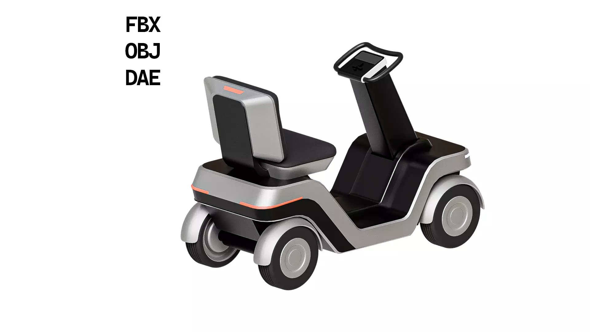 Urban Glide - The Future of Personal Mobility Low-poly 3D model_0