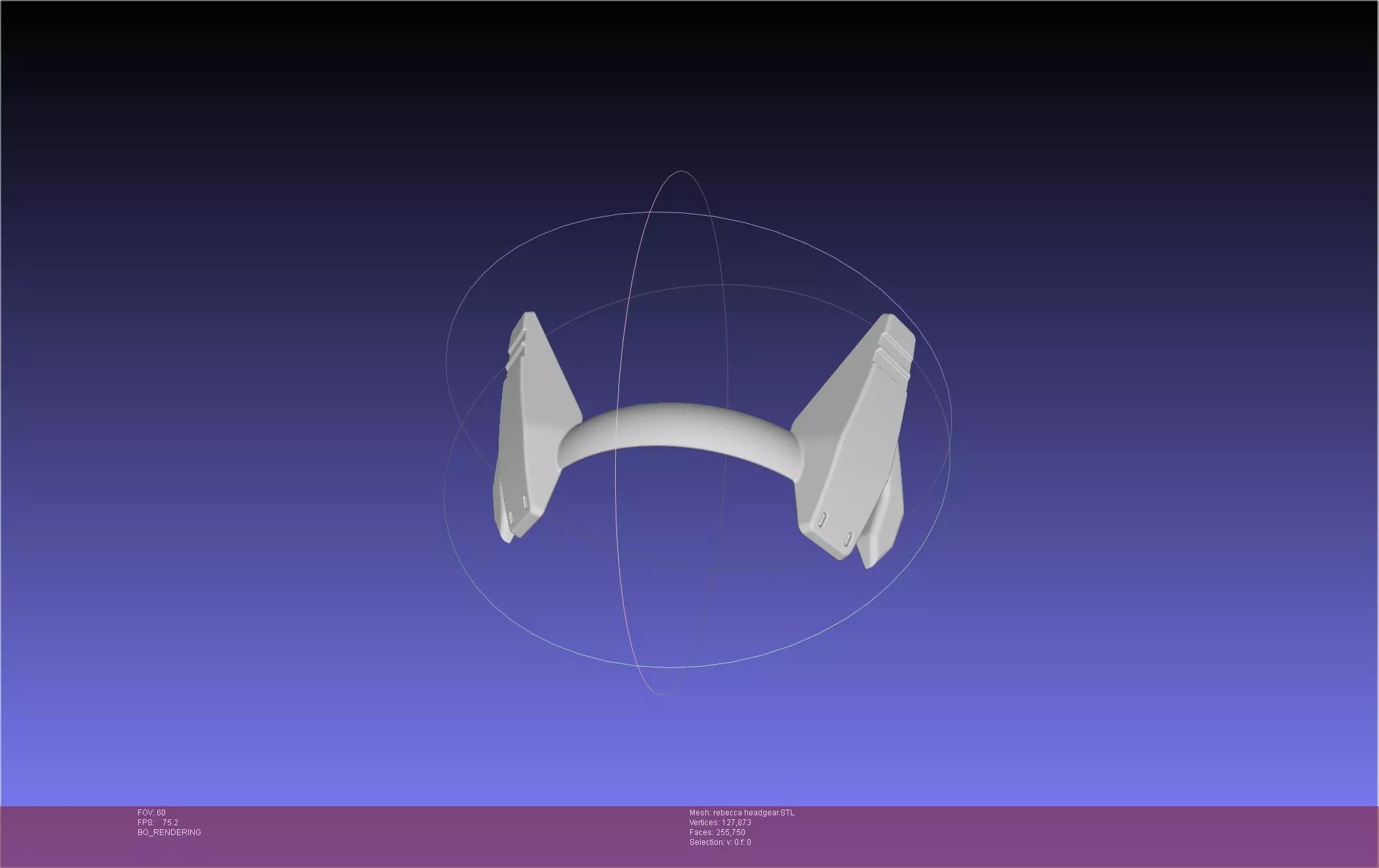 Cyberpunk Edgerunners Rebecca Headgear 3D print model