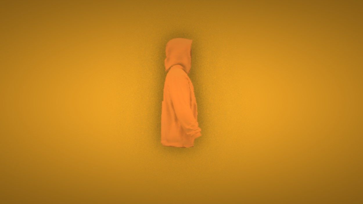 Sweatshirt Low-poly 3D model_3