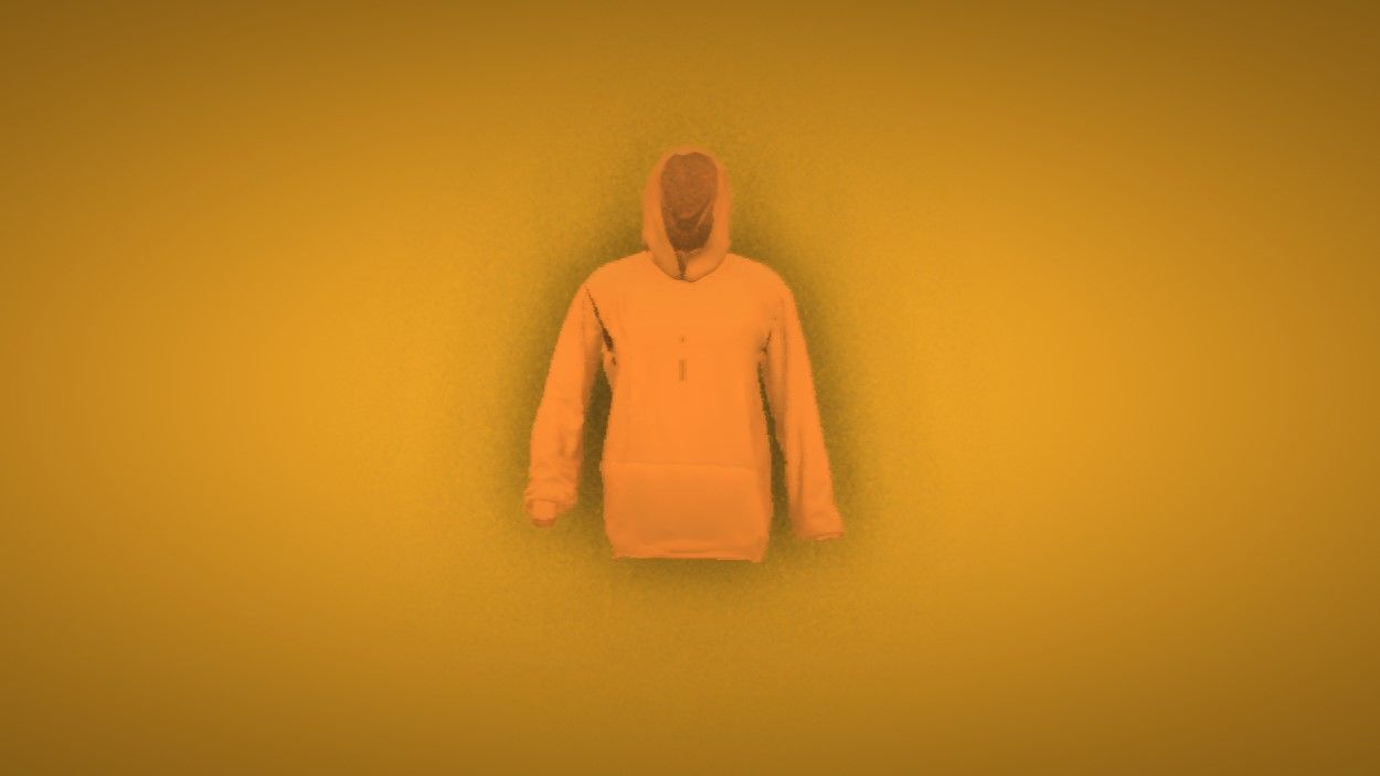 Sweatshirt Low-poly 3D model_1