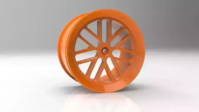 Sleek and  Stylish RC Car Wheels 3D Printable STL Files 3D print model