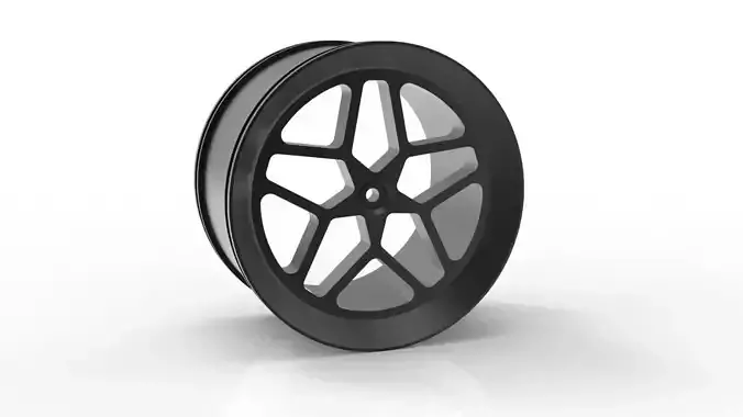 High-Performance RC Car Wheels Custom 3D STL Designs 3D print model