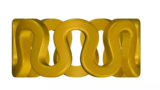 Ring 0004 3D Printable Model 