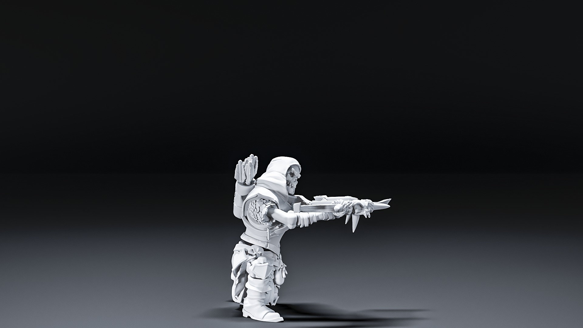 Skeleton Watch 4 male Combined 3D print model_1