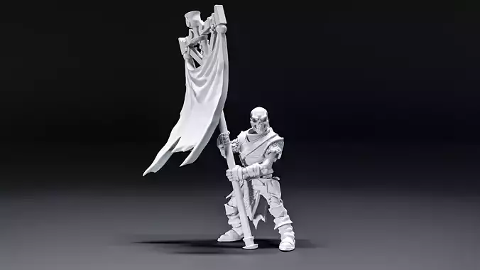 Skeleton Watch 6 Banner male Combined 3D print model
