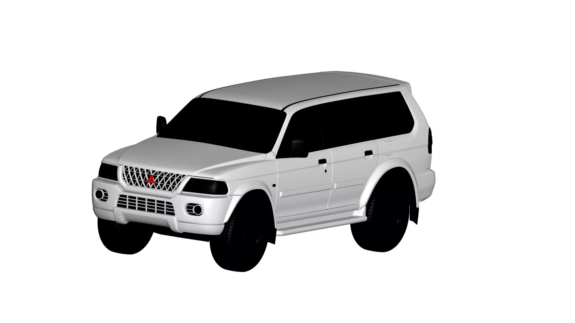 Mitsubishi Pajero  3D model_0