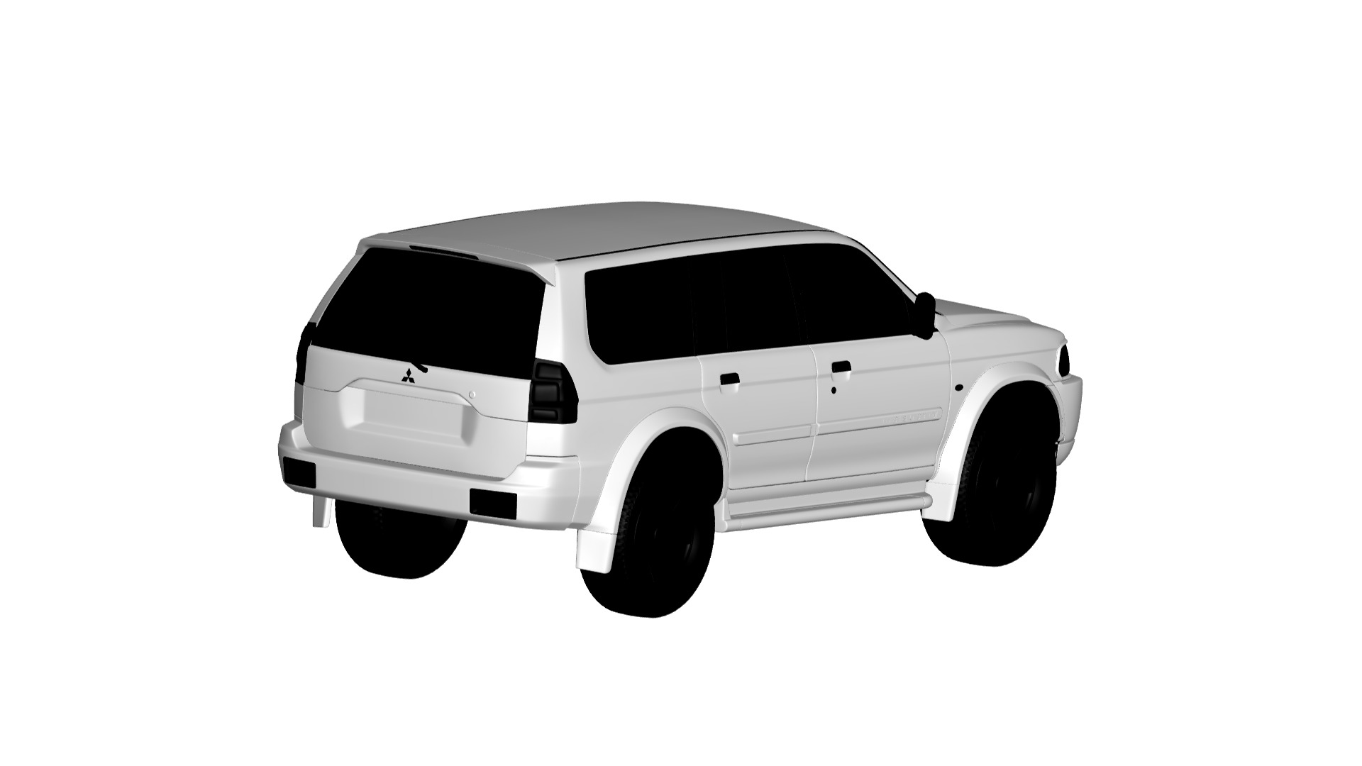 Mitsubishi Pajero  3D model_1