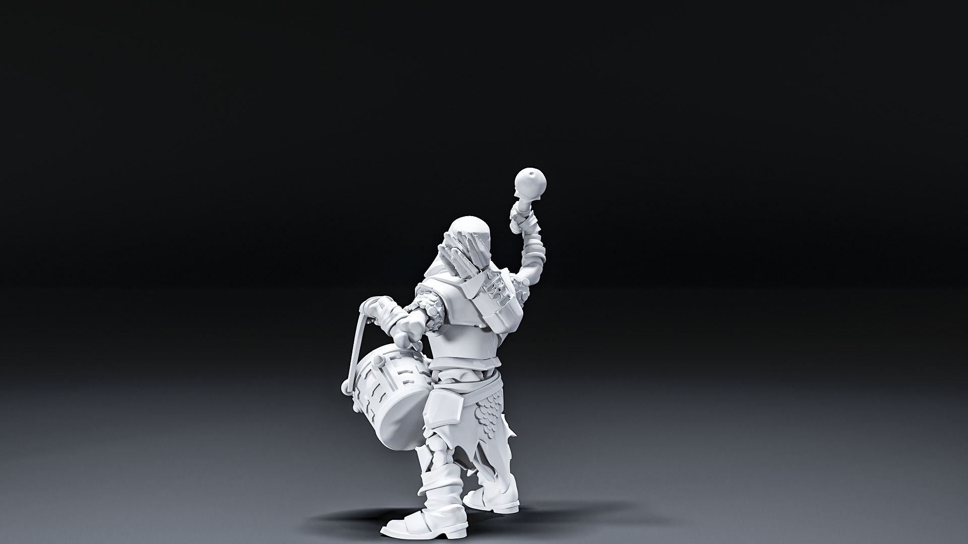 Skeleton Watch 7 musician male Combined 3D print model_2