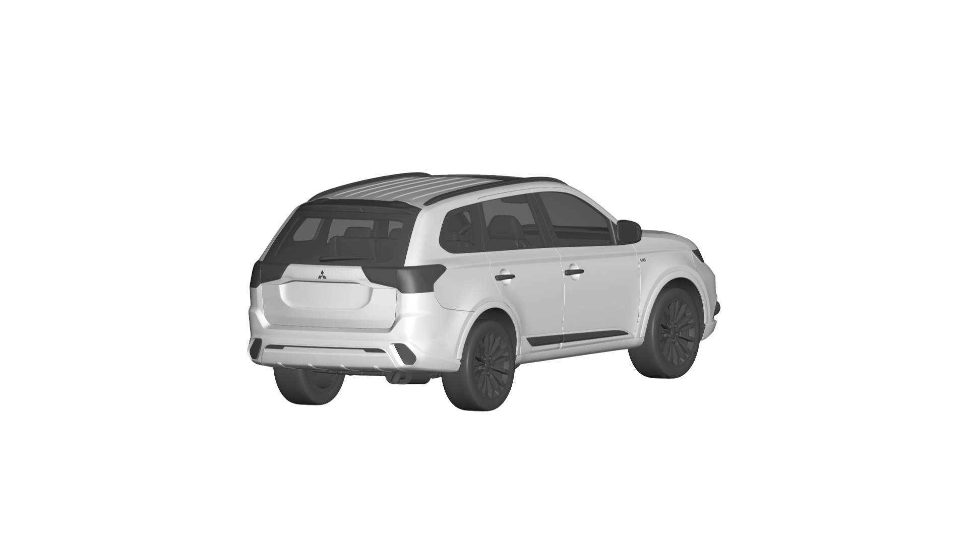 mitsubishi outlander  3D model_1