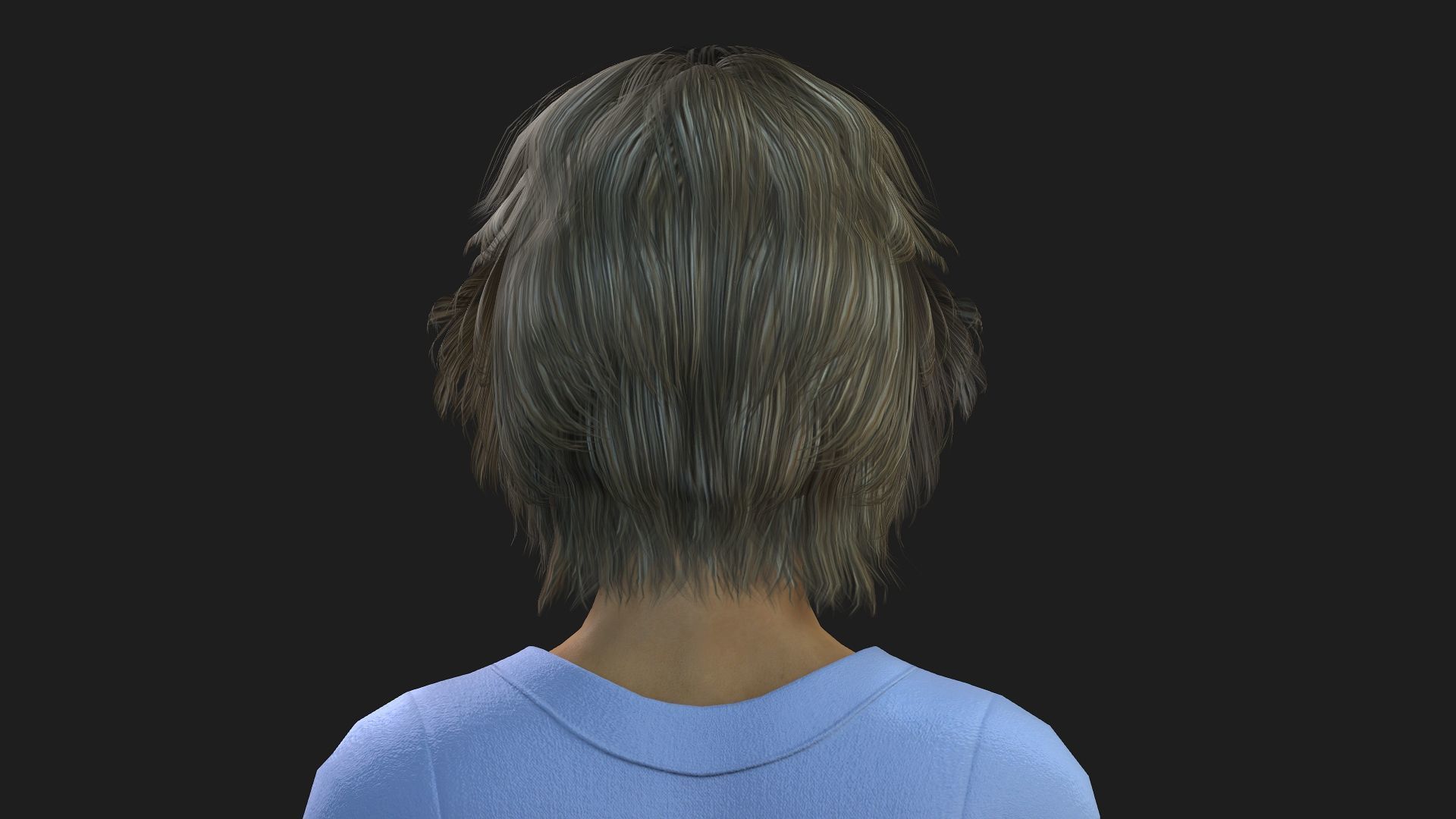 3D female character rigged textured and animation ready 3D model_10