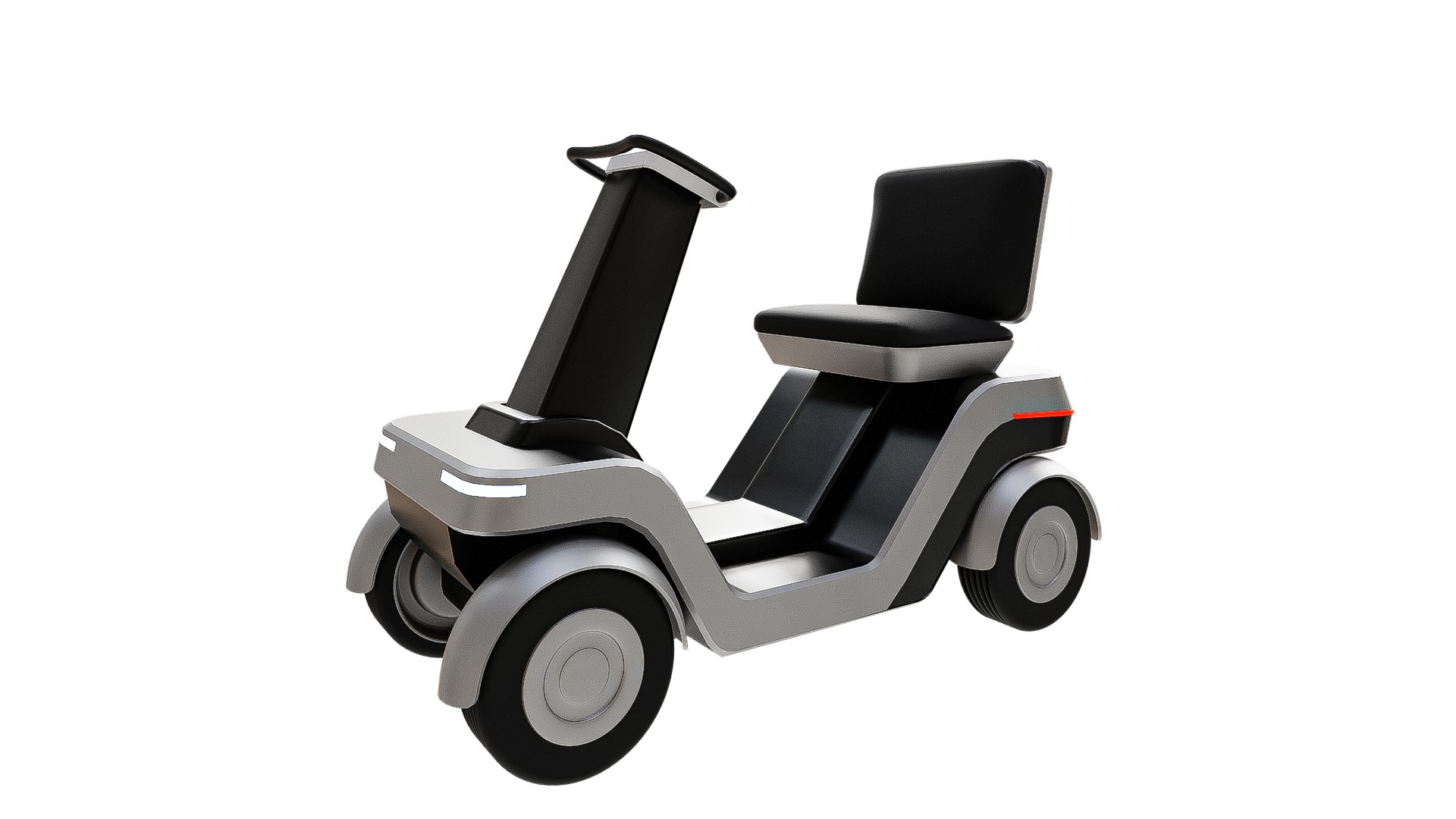 The Future of Personal Mobility Low-poly 3D model_3