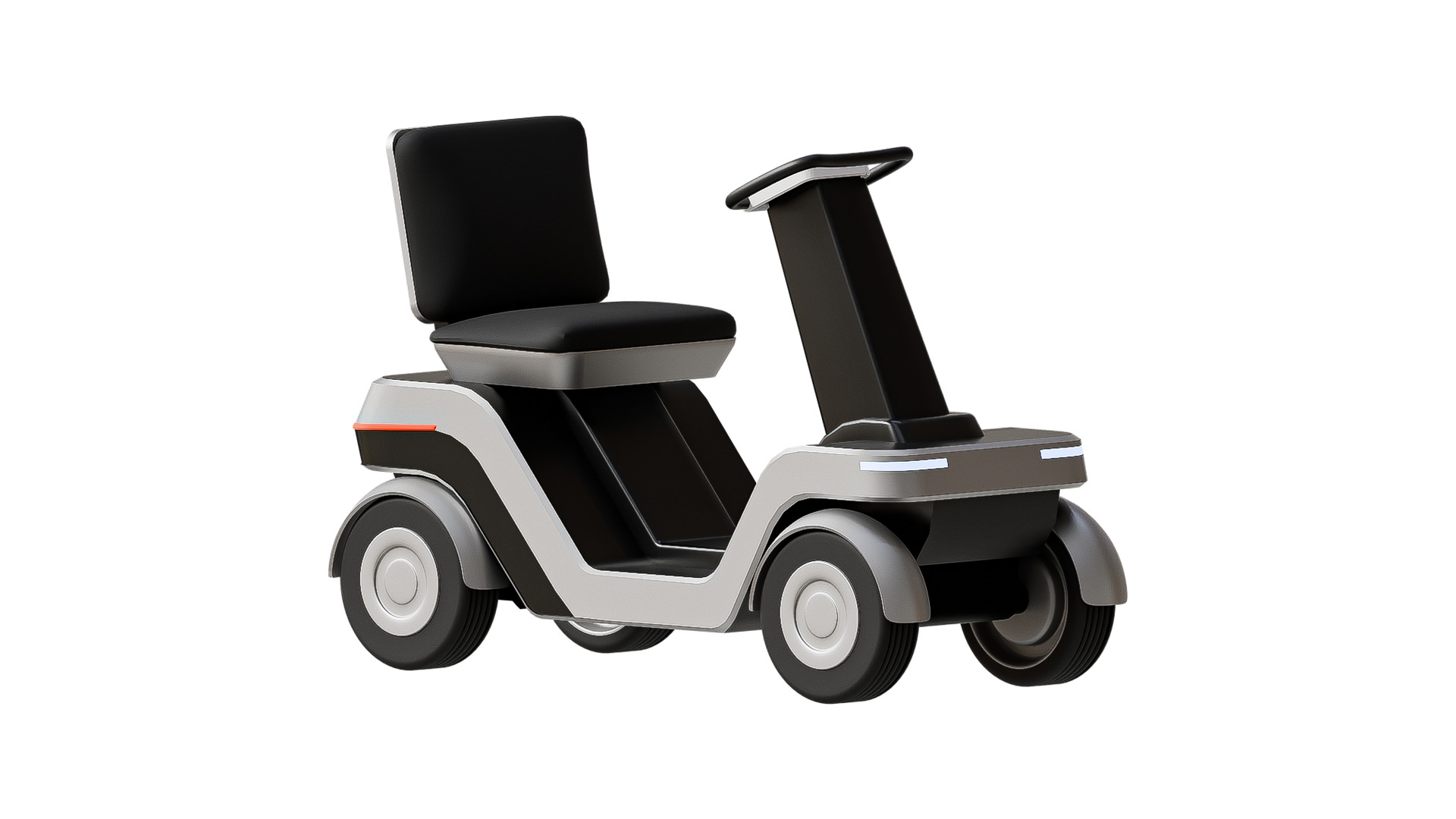The Future of Personal Mobility Low-poly 3D model_1