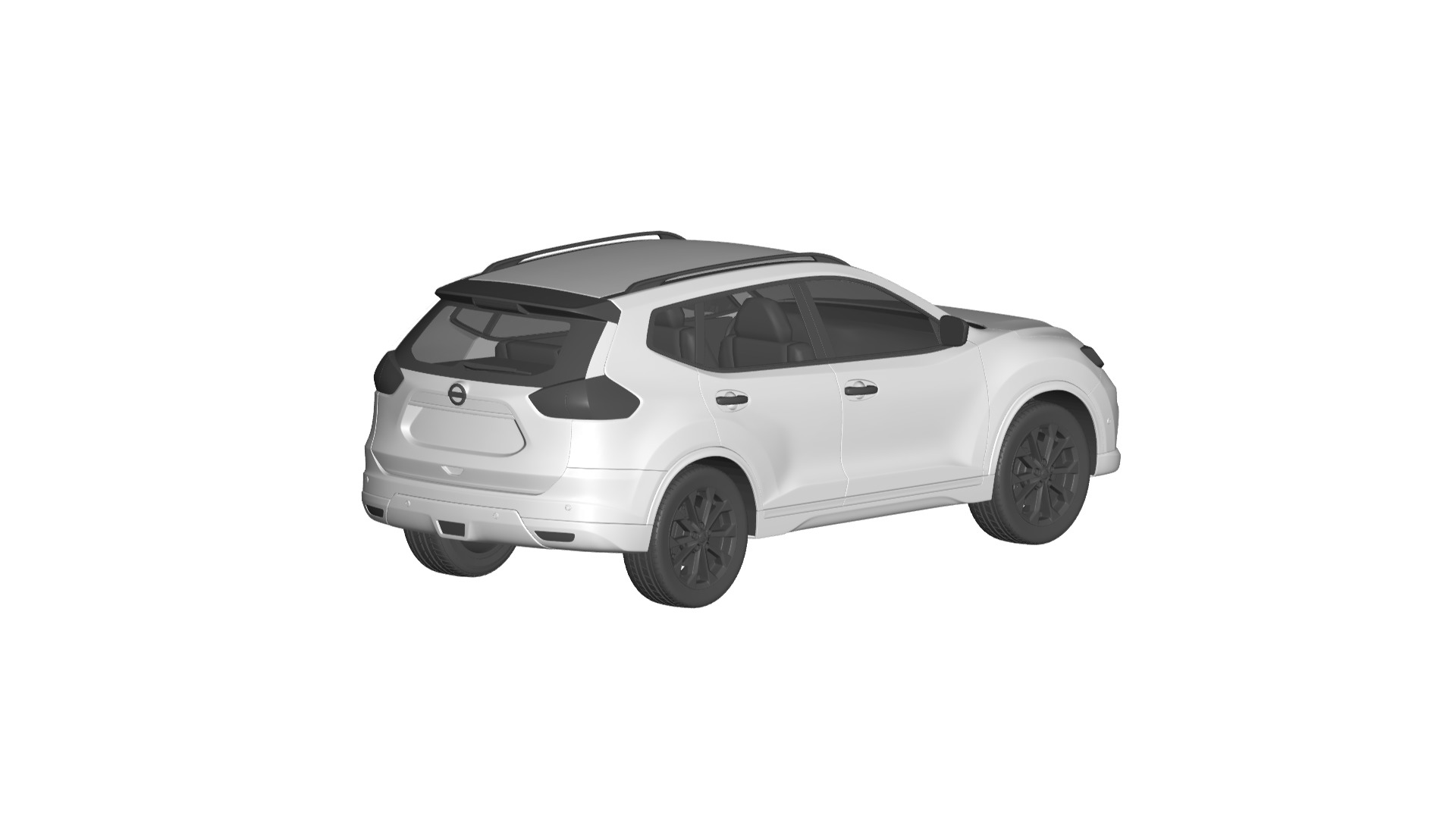 Nissan Rogue 3D model_1