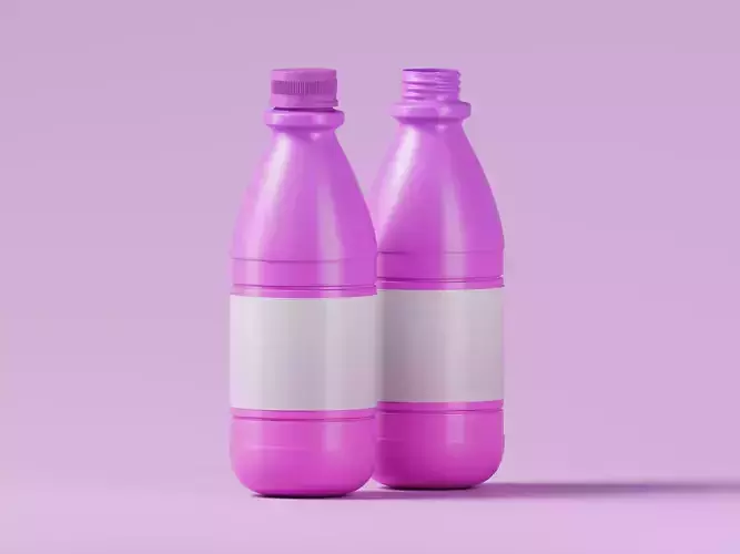 Cosmetic Liquid Product Bottle 3D Model
