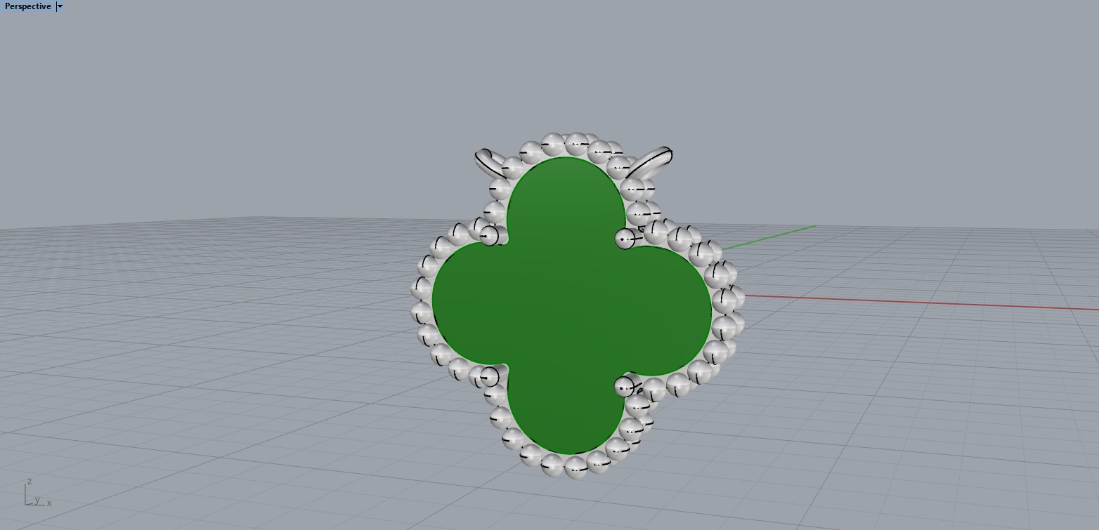 Pendant model 575 3D print model_9