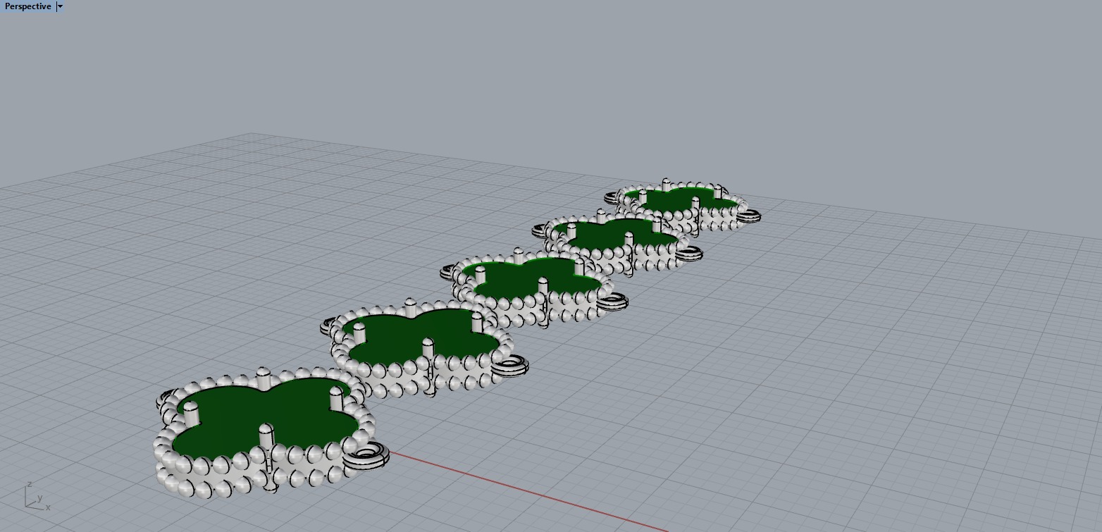 Bracelet model 574 3D print model_9