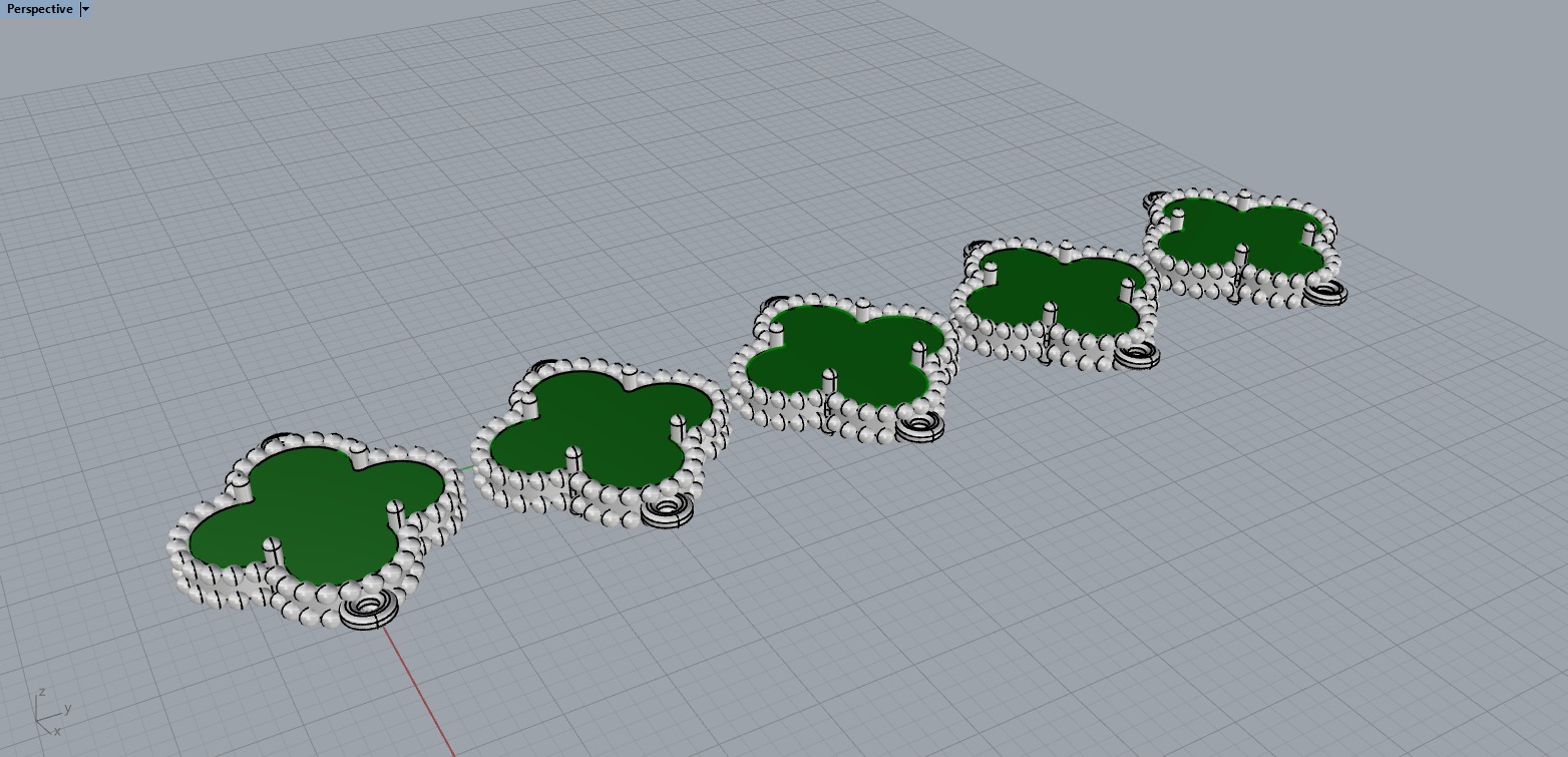 Bracelet model 574 3D print model_5