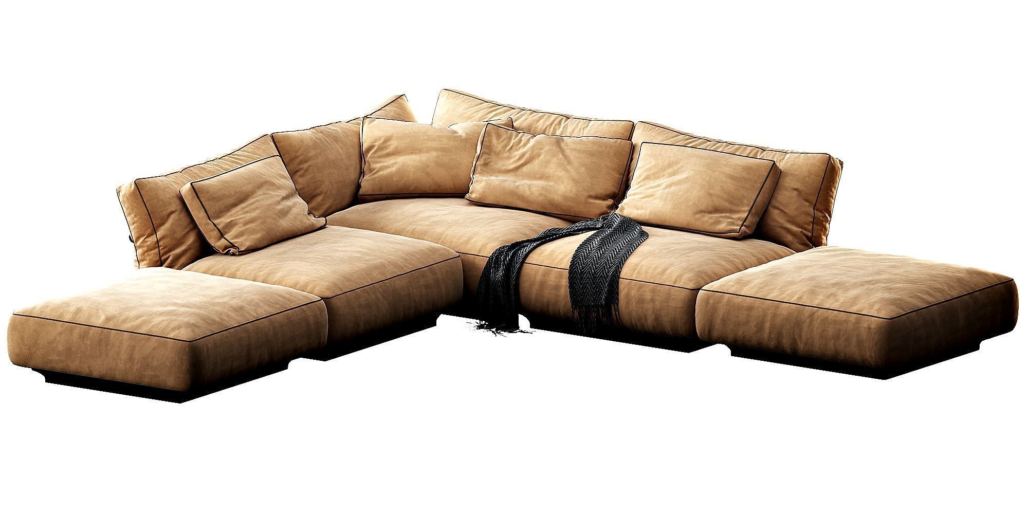 Flexform Camelot 3D model_12