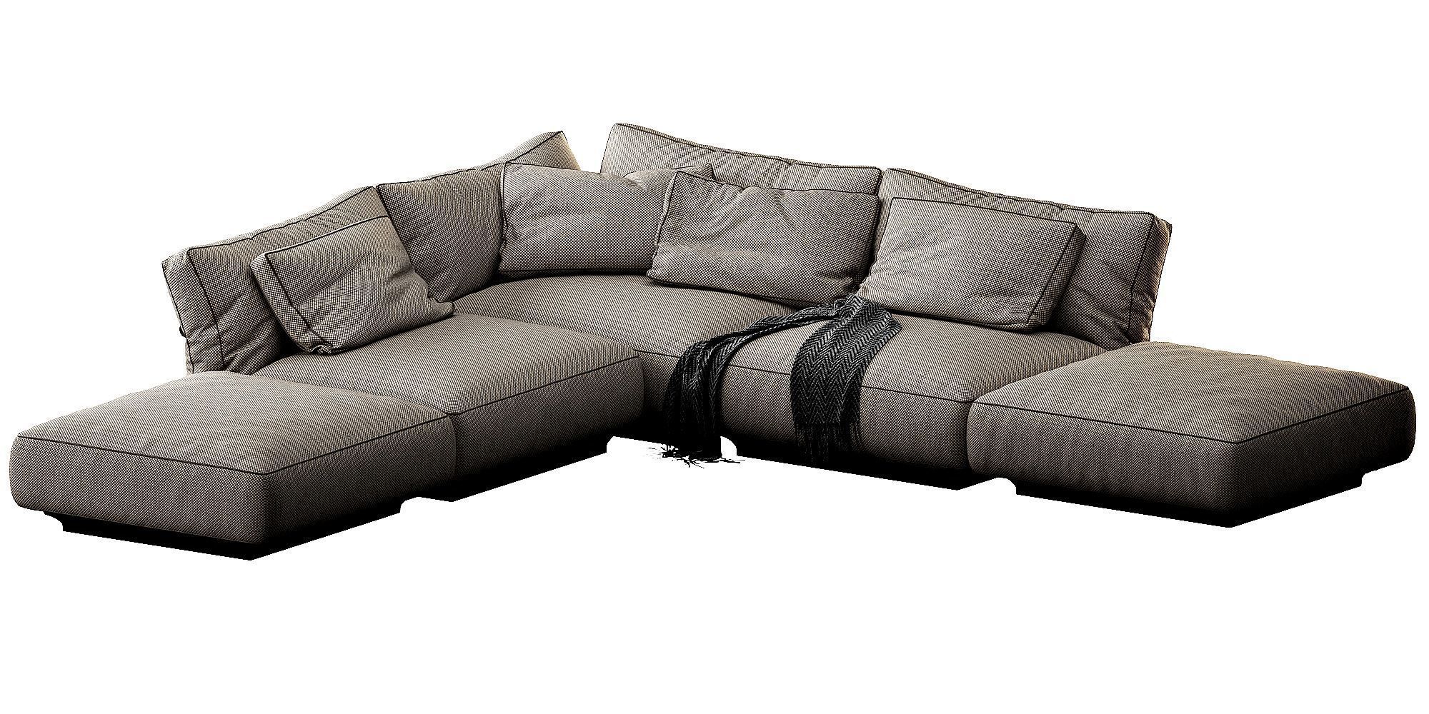 Flexform Camelot 3D model_7