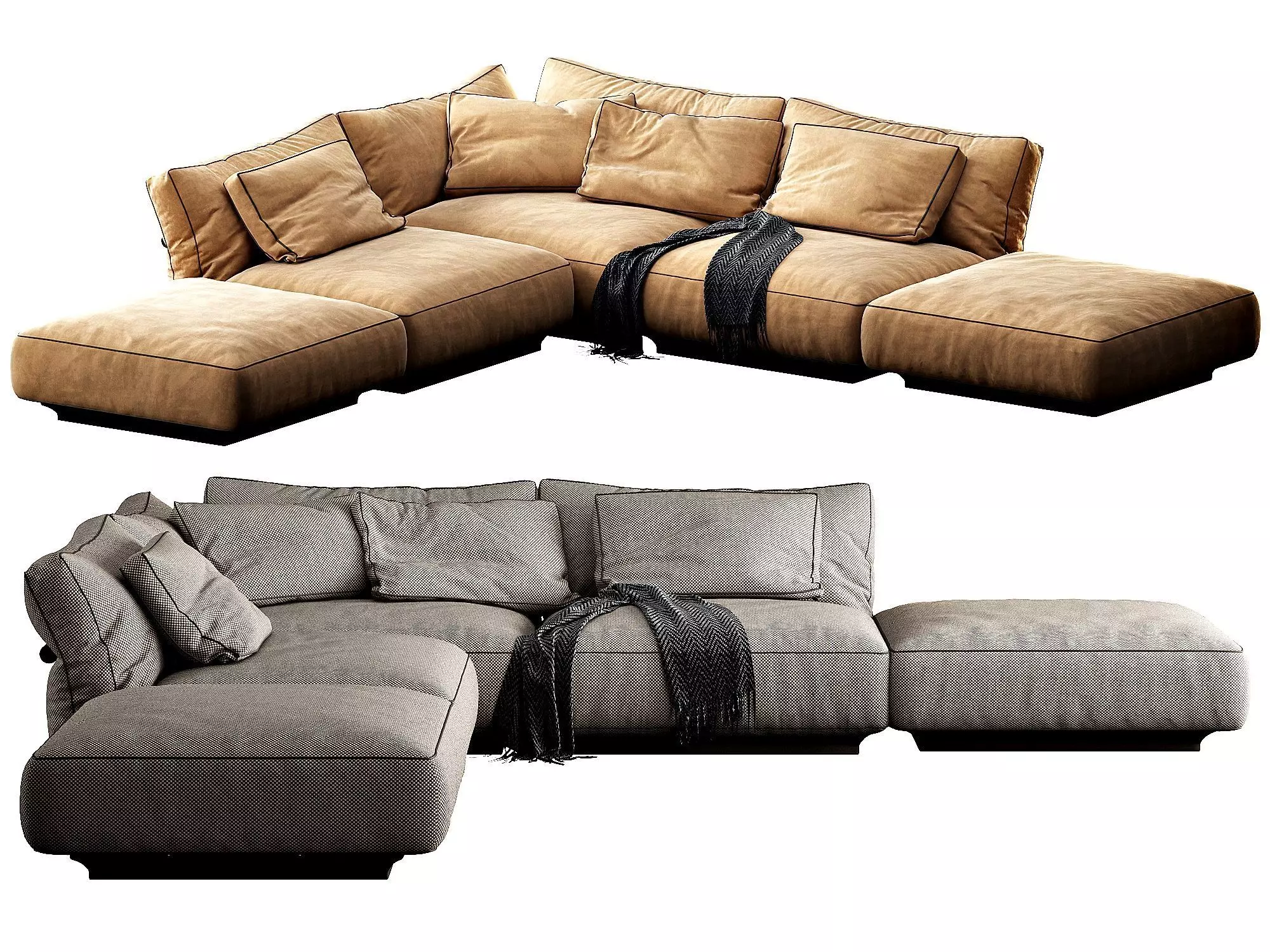 Flexform Camelot 3D model_0