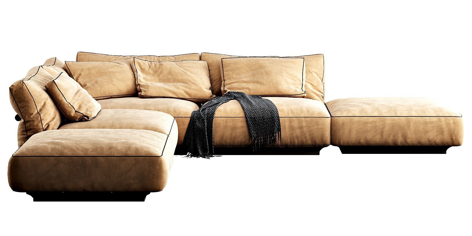 Flexform Camelot 3D model_9