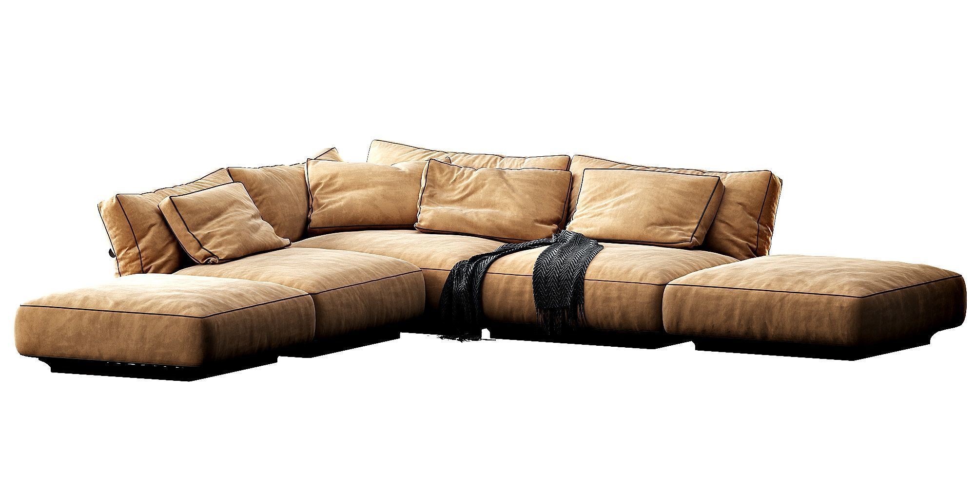 Flexform Camelot 3D model_6