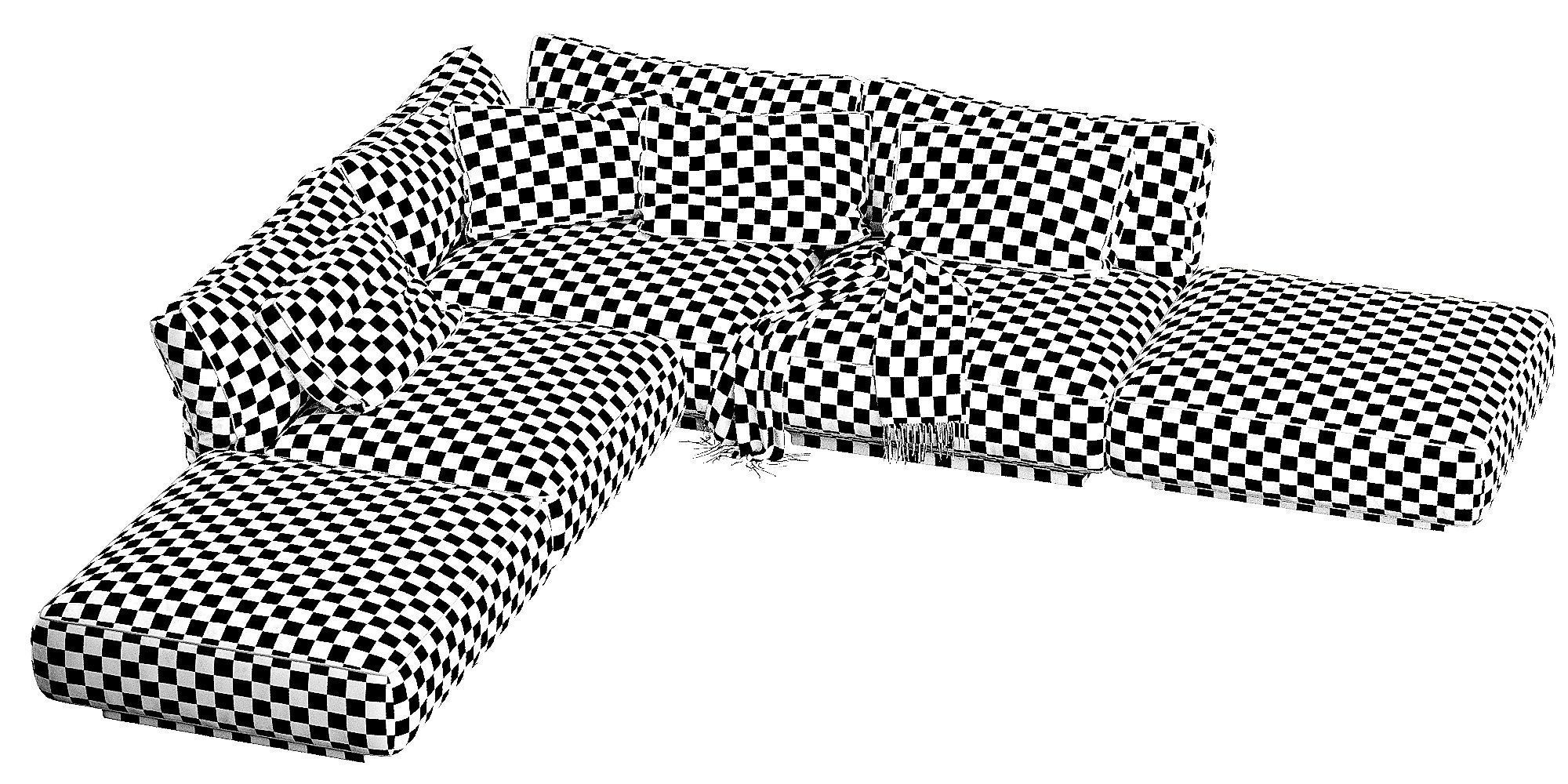 Flexform Camelot 3D model_14