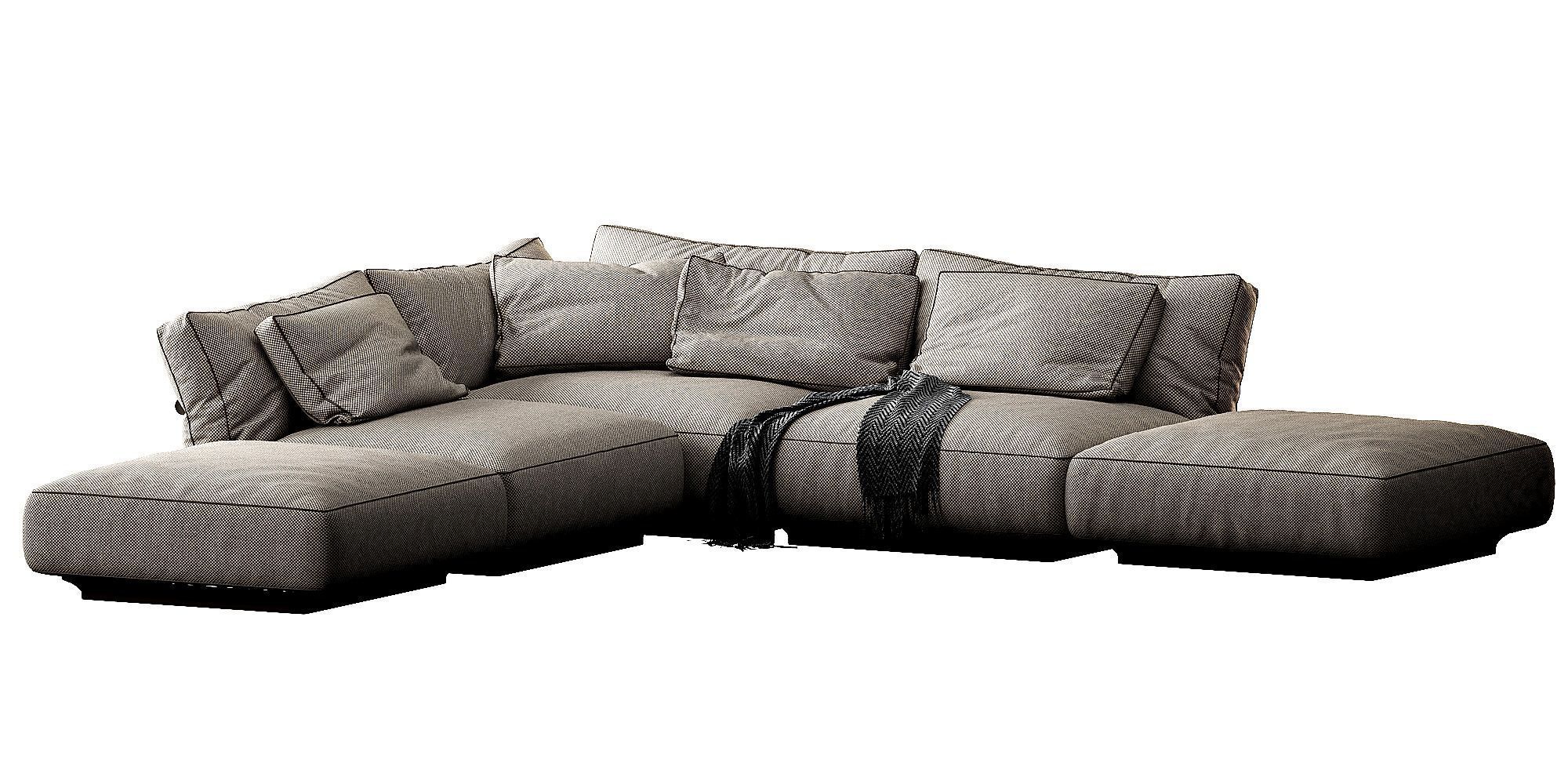 Flexform Camelot 3D model_11