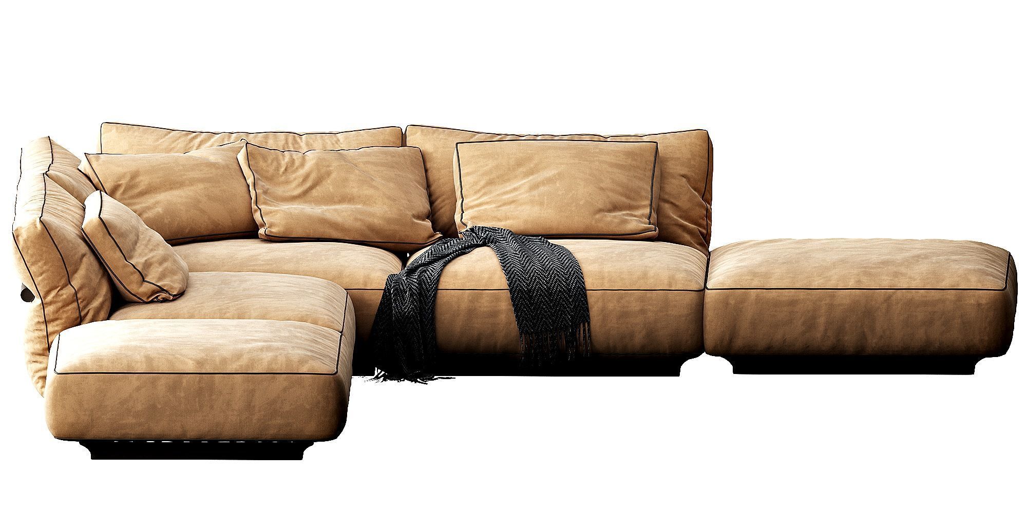 Flexform Camelot 3D model_8