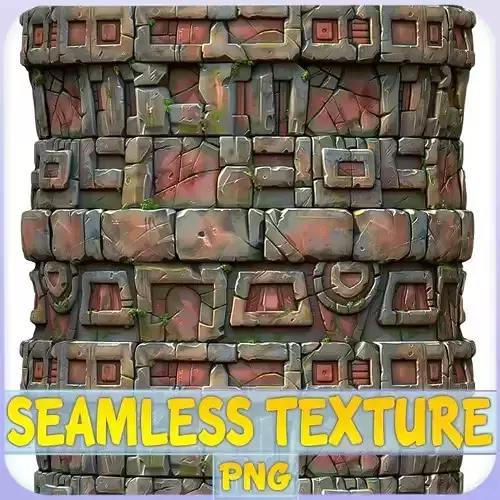 Stylized Wall Seamless Texture