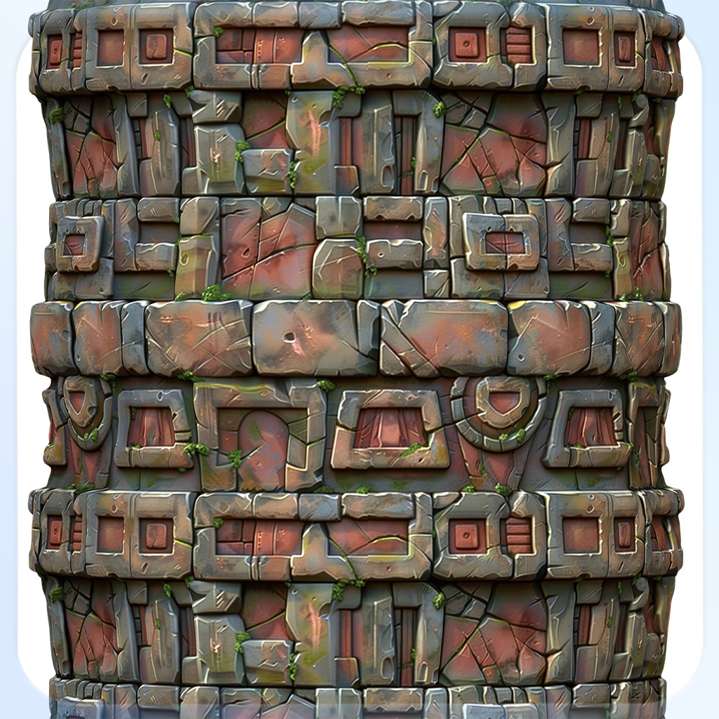 Stylized Wall Seamless Texture Texture_3