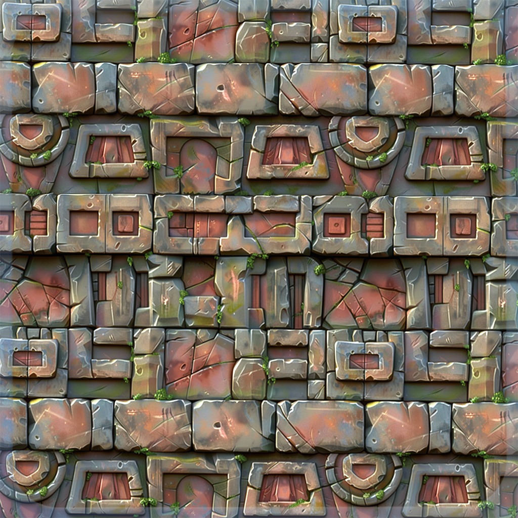 Stylized Wall Seamless Texture Texture_5