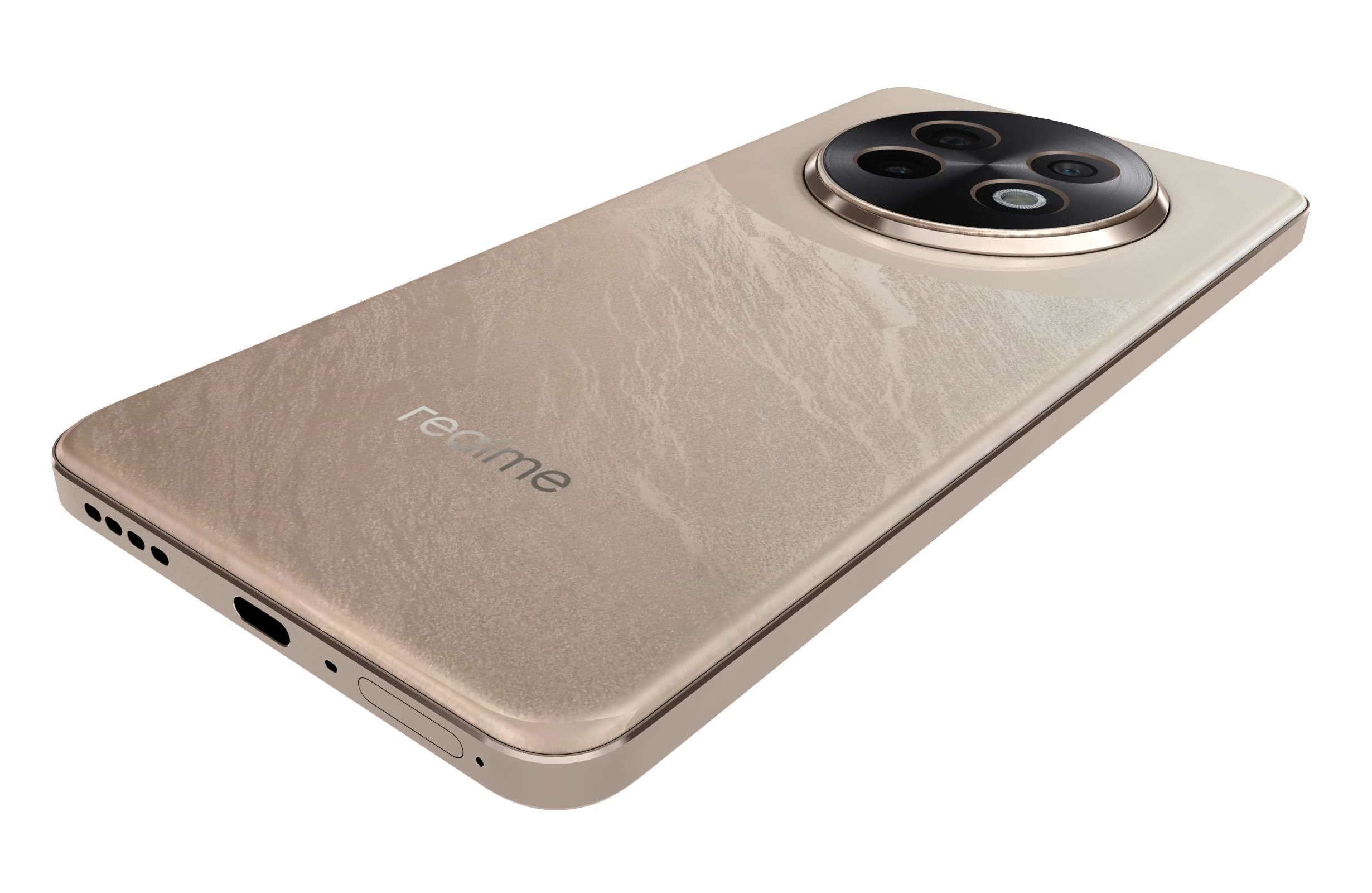 Realme 13 Plus 5G Victory Gold 3D model_14