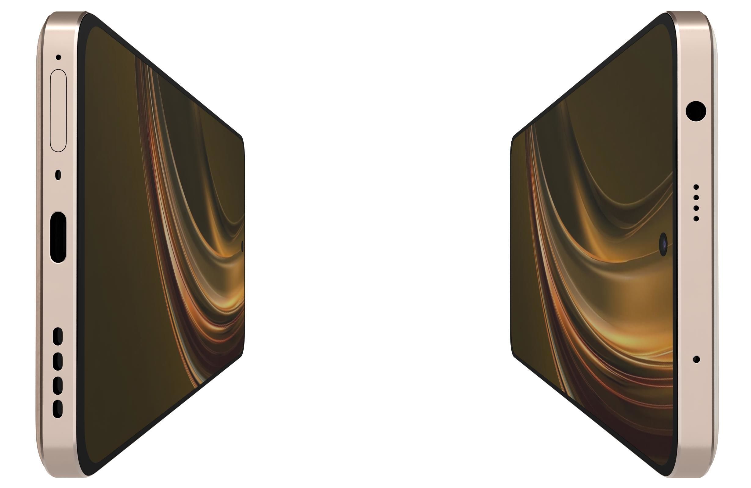 Realme 13 Plus 5G Victory Gold 3D model_8