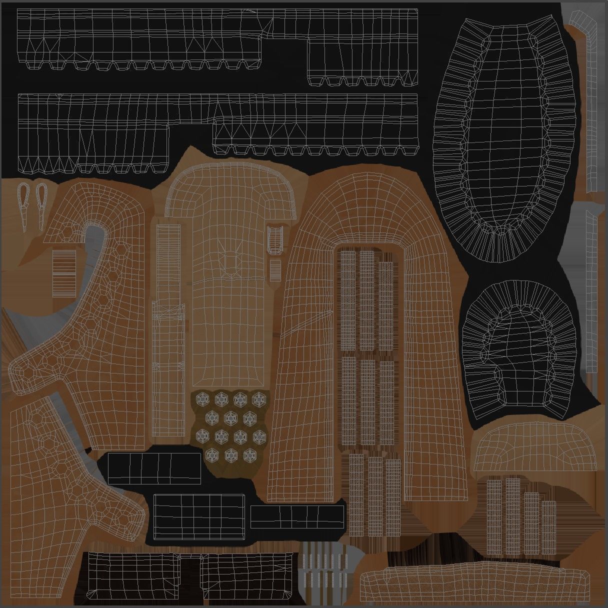 Boots 71 - All MH Bodies and UE5 Skeletons - Rigged Low-poly 3D model_21