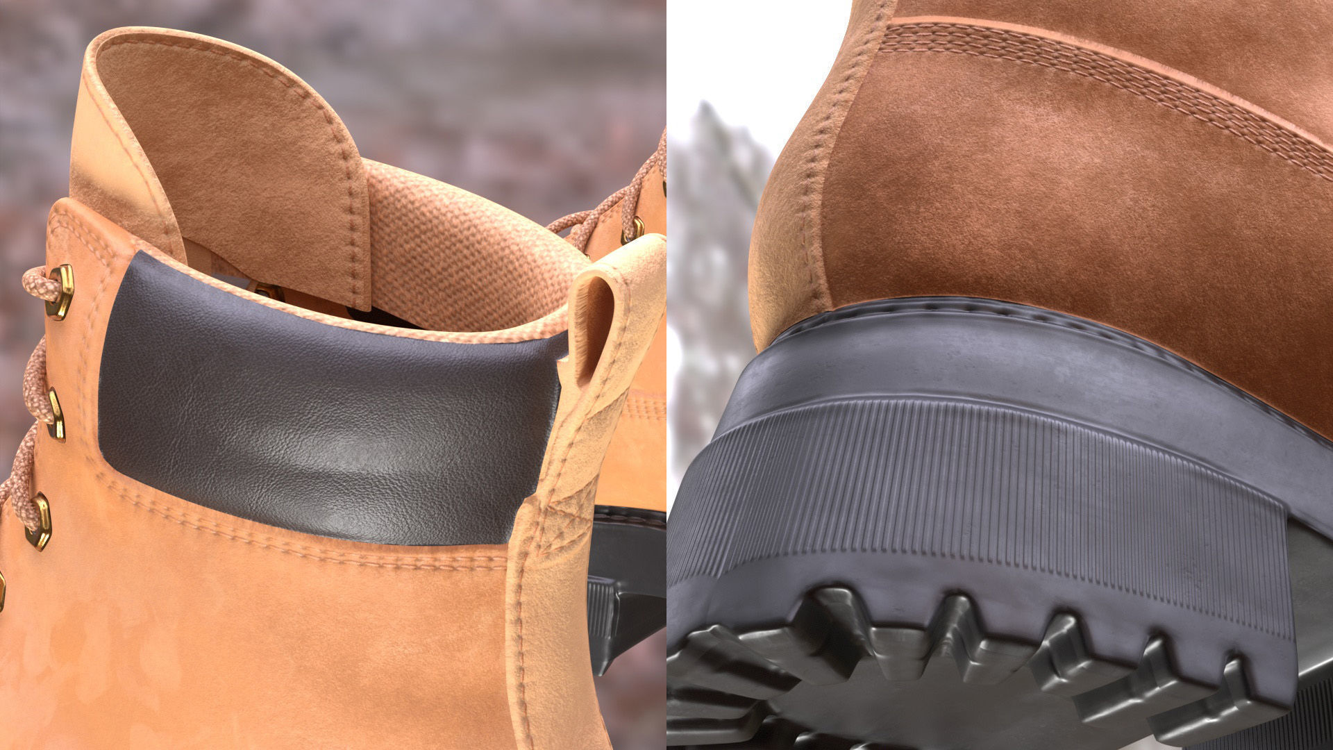 Boots 71 - All MH Bodies and UE5 Skeletons - Rigged Low-poly 3D model_14