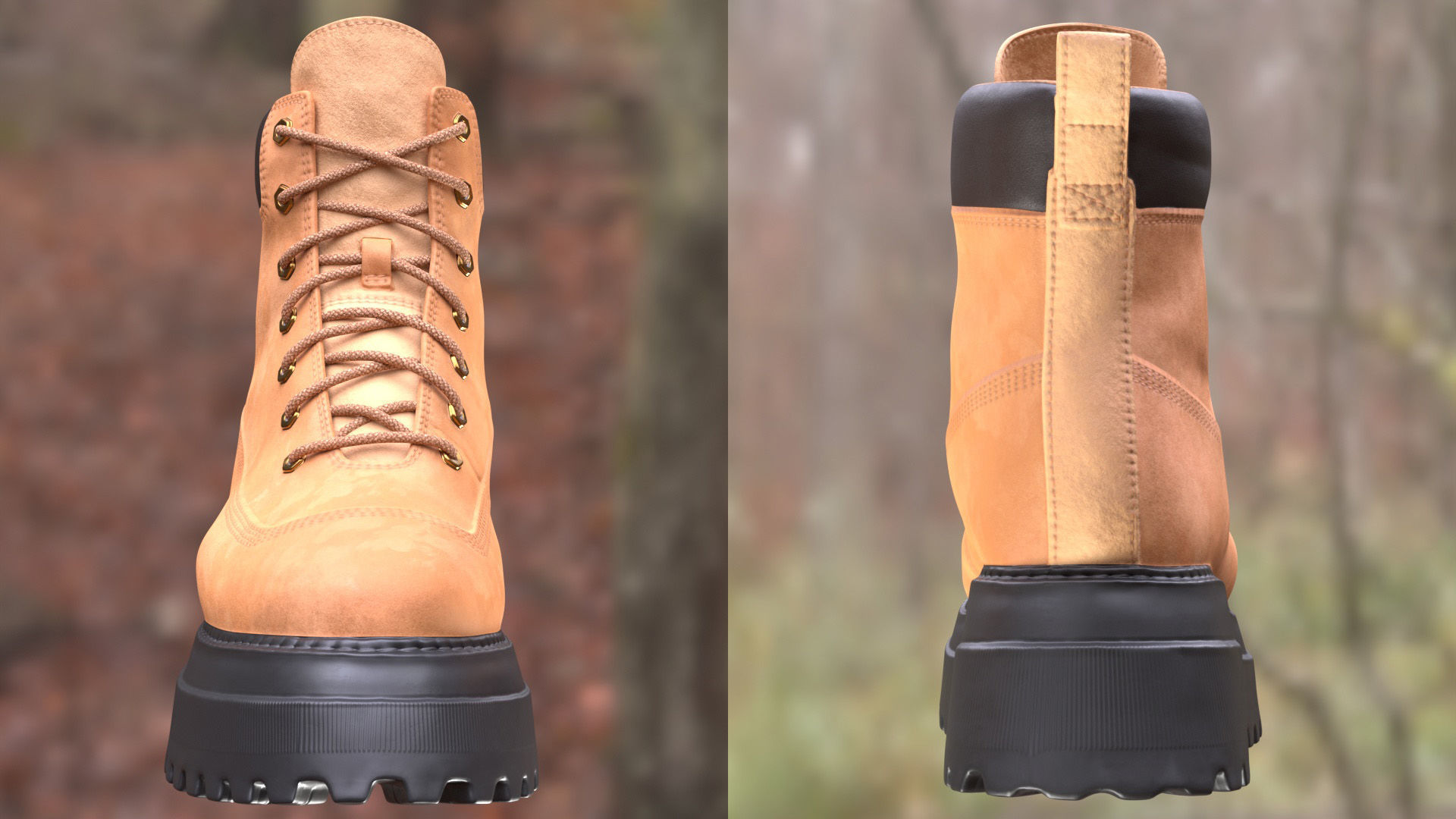 Boots 71 - All MH Bodies and UE5 Skeletons - Rigged Low-poly 3D model_9