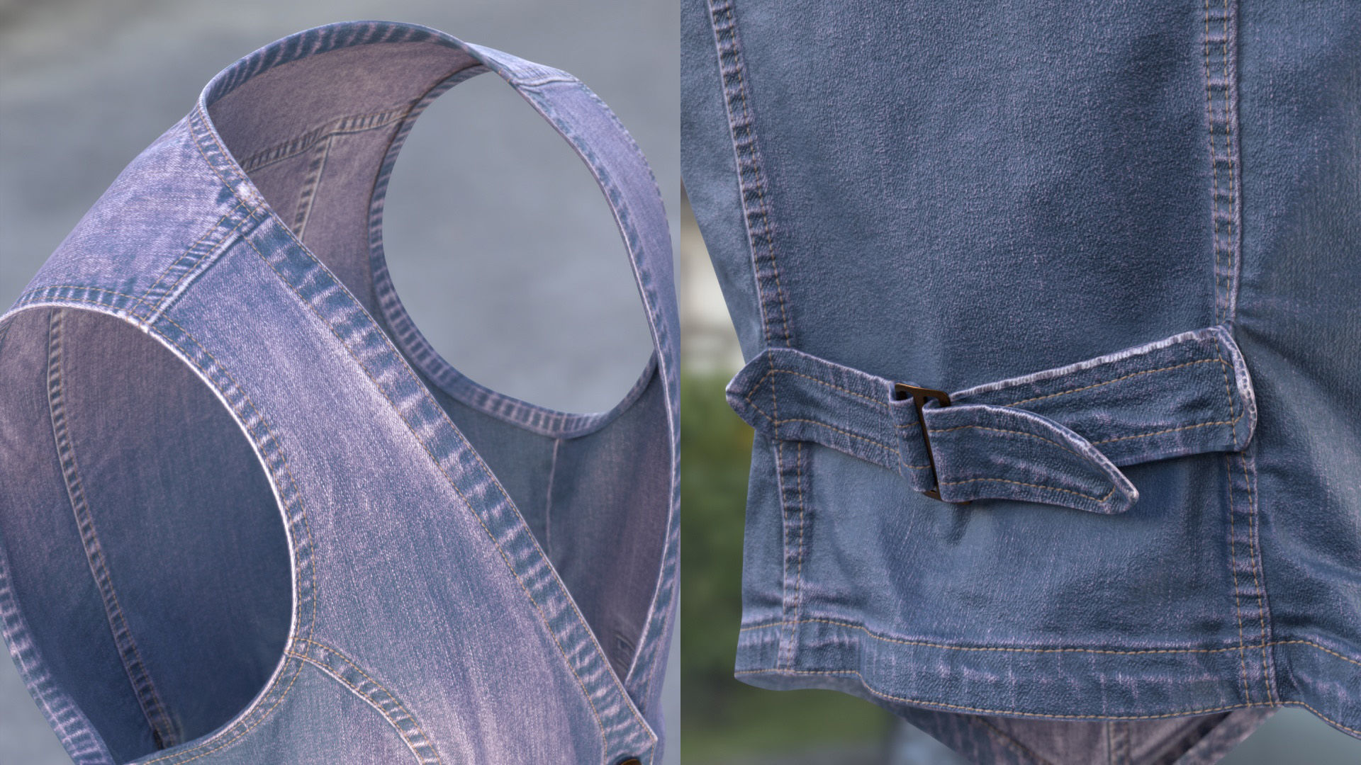 Vest 69 - All MH Bodies and UE5 Skeletons - Rigged Low-poly 3D model_11