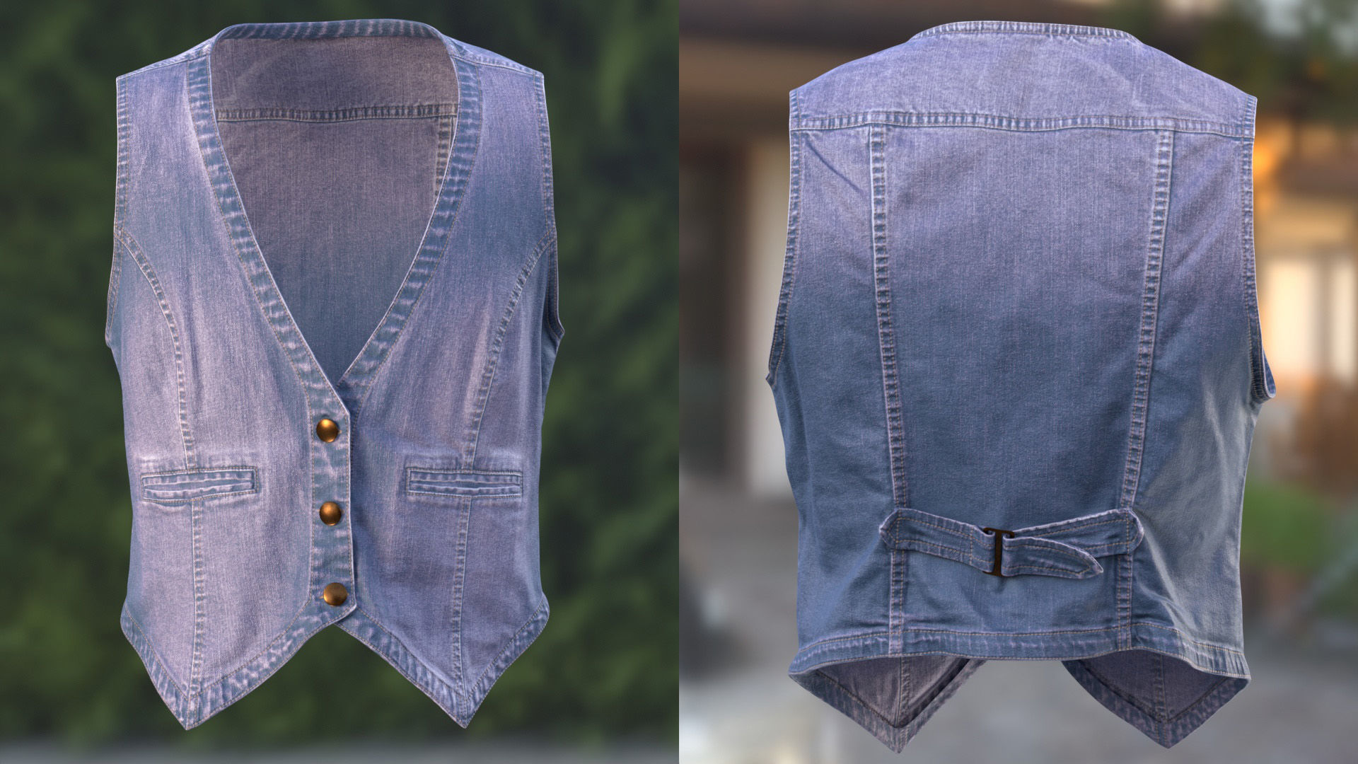 Vest 69 - All MH Bodies and UE5 Skeletons - Rigged Low-poly 3D model_9