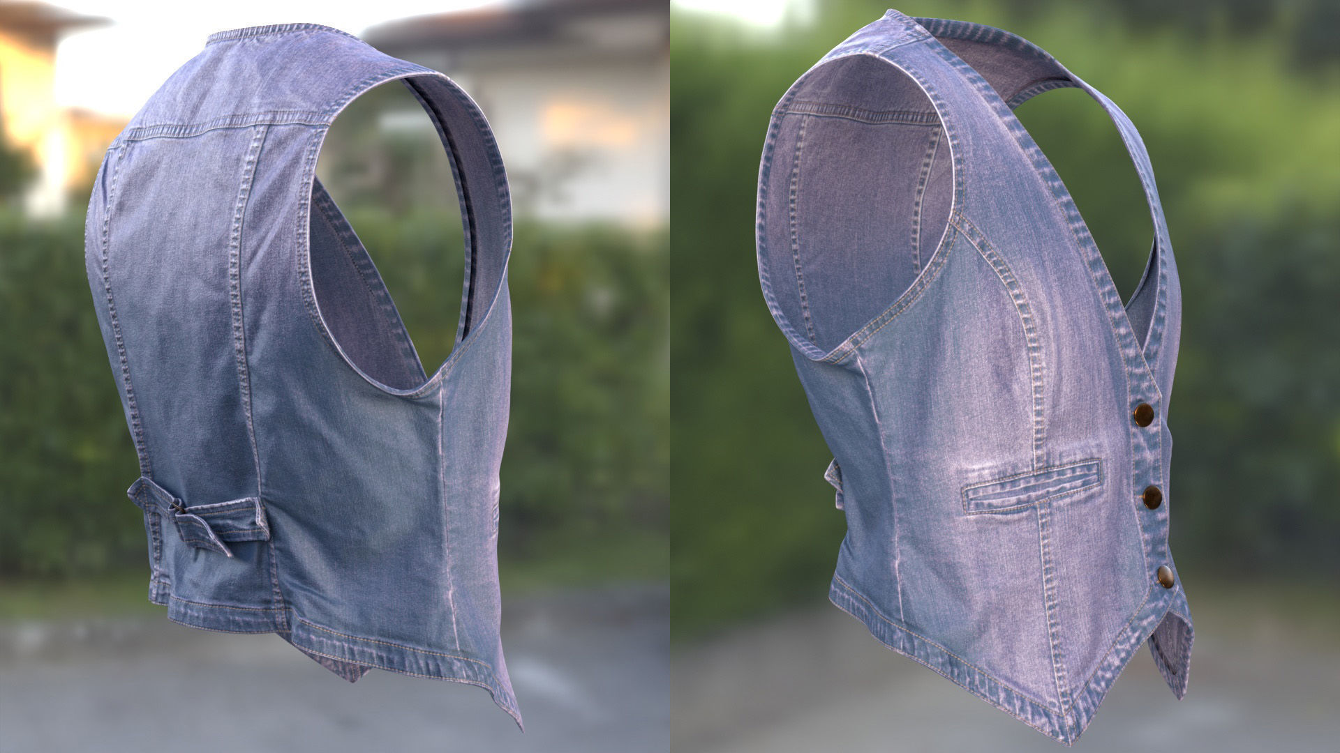 Vest 69 - All MH Bodies and UE5 Skeletons - Rigged Low-poly 3D model_7